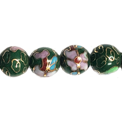 CLOISONNE 12MM GREEN