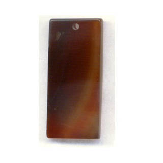 FLAT RECTANGLE 22X46MM CARNELIAN