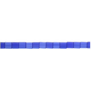 CAT'S EYE SQUARE 4MM BLUE