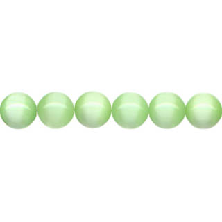 CAT'S EYE 10MM LIGHT GREEN