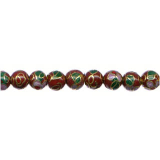 CLOISONNE 06MM RUST RED