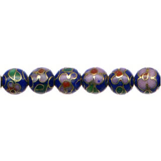 CLOISONNE 08MM DARK BLUE