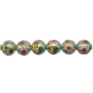 CLOISONNE 08MM GOLD
