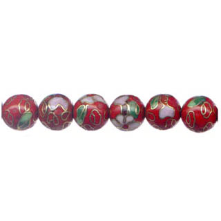 CLOISONNE 08MM RED