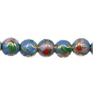 CLOISONNE 10MM BLUE