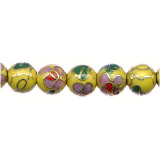CLOISONNE 10MM YELLOW