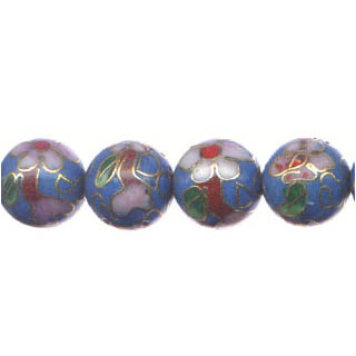 CLOISONNE 12MM BLUE