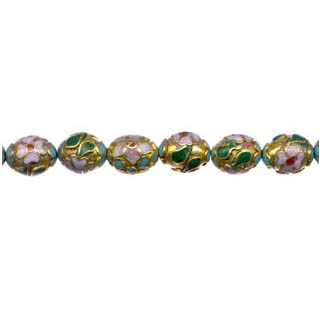 CLOISONNE RICE 07X10MM GOLD