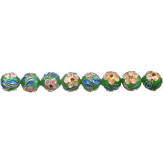 ENAMEL ROUND 06MM GREEN