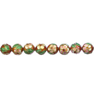 ENAMEL ROUND 06MM RED