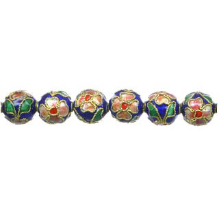 ENAMEL ROUND 08MM BLUE