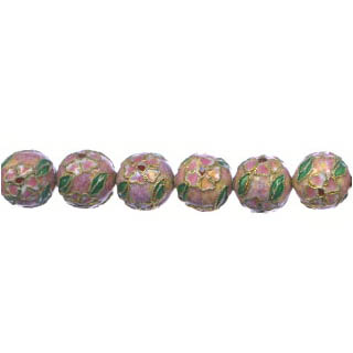 ENAMEL ROUND 08MM PINK
