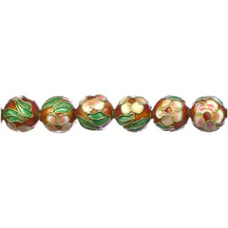 ENAMEL ROUND 08MM RED