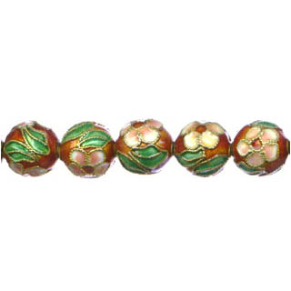 ENAMEL ROUND 10MM RED