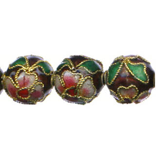 ENAMEL ROUND 14MM RUST