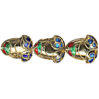 ENAMEL FROG 14X18MM GOLD