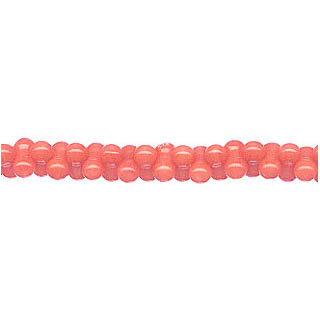 DYED PINK CORAL PEANUT 4X8MM