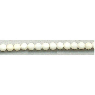 WHITE CORAL ROUND 2.5-3MM