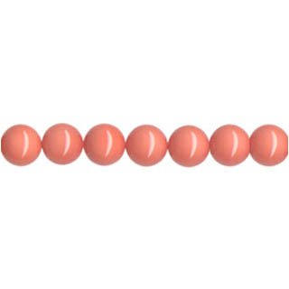 SHELL PEARL PL243 10MM SALMON CORAL