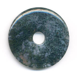 45MM DONUT MOSS AGATE