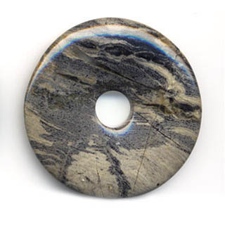 45MM DONUT SILVER LEAF