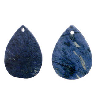 FLAT PEAR 30X40MM DUMORITE