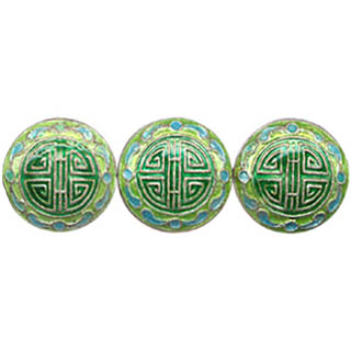 ENAMEL LONG LIFE DISC 21MM GREEN