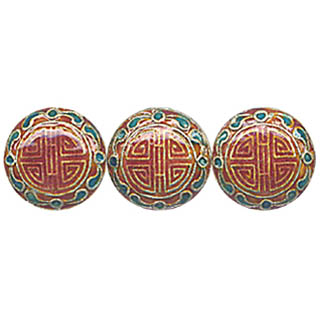 ENAMEL LONG LIFE DISC 21MM RUST RED