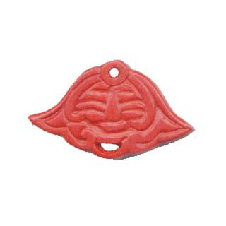 CINNABAR UNIQUE 21X35MM RED