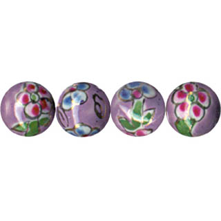 PORCELAIN ROUND 12MM LIGHT PURPLE