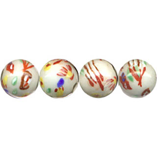 PORCELAIN ROUND 13MM MULTI
