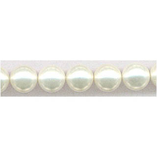 SHELL PEARL #601 12MM WHITE