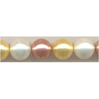SHELL PEARL PINK MUTIL 12MM ROUND