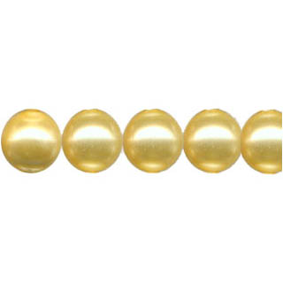 SHELL PEARL #203 12MM YELLOW