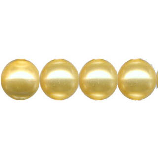 SHELL PEARL #203 14MM YELLOW
