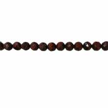 RED TIGER EYES 08MM FACETED